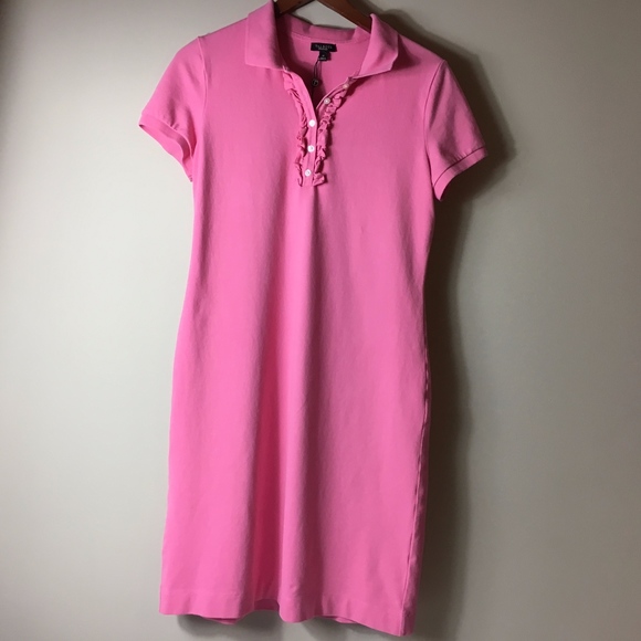 NWOT - NEW Talbots Polo Style Ruffle Front Dress - Picture 3 of 7